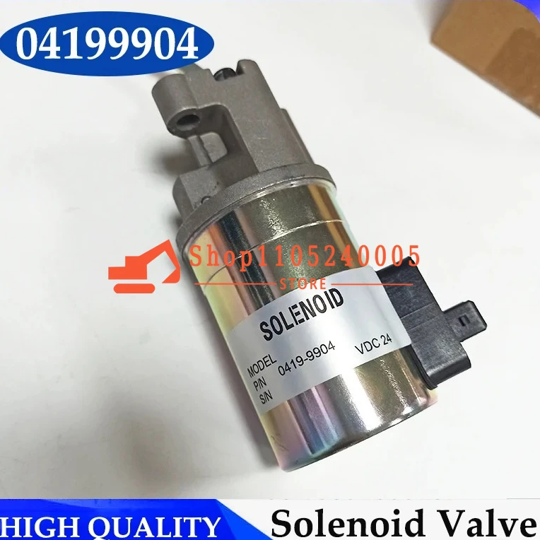 12 فولت 24 فولت 0419-9904 الملف اللولبي لإغلاق الوقود لصمام الملف اللولبي BF6M2012 BF4M2012 04199904 0419 9904