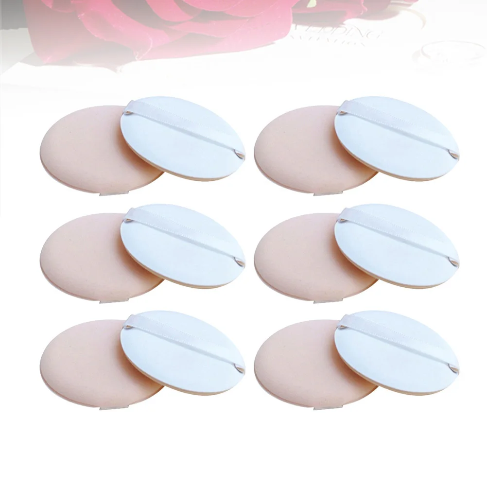 

12Pcs Round Puff Lightweight Breathable Comfortable Makeup Accessory Perfect for Daily Use Professional Makeup Skin