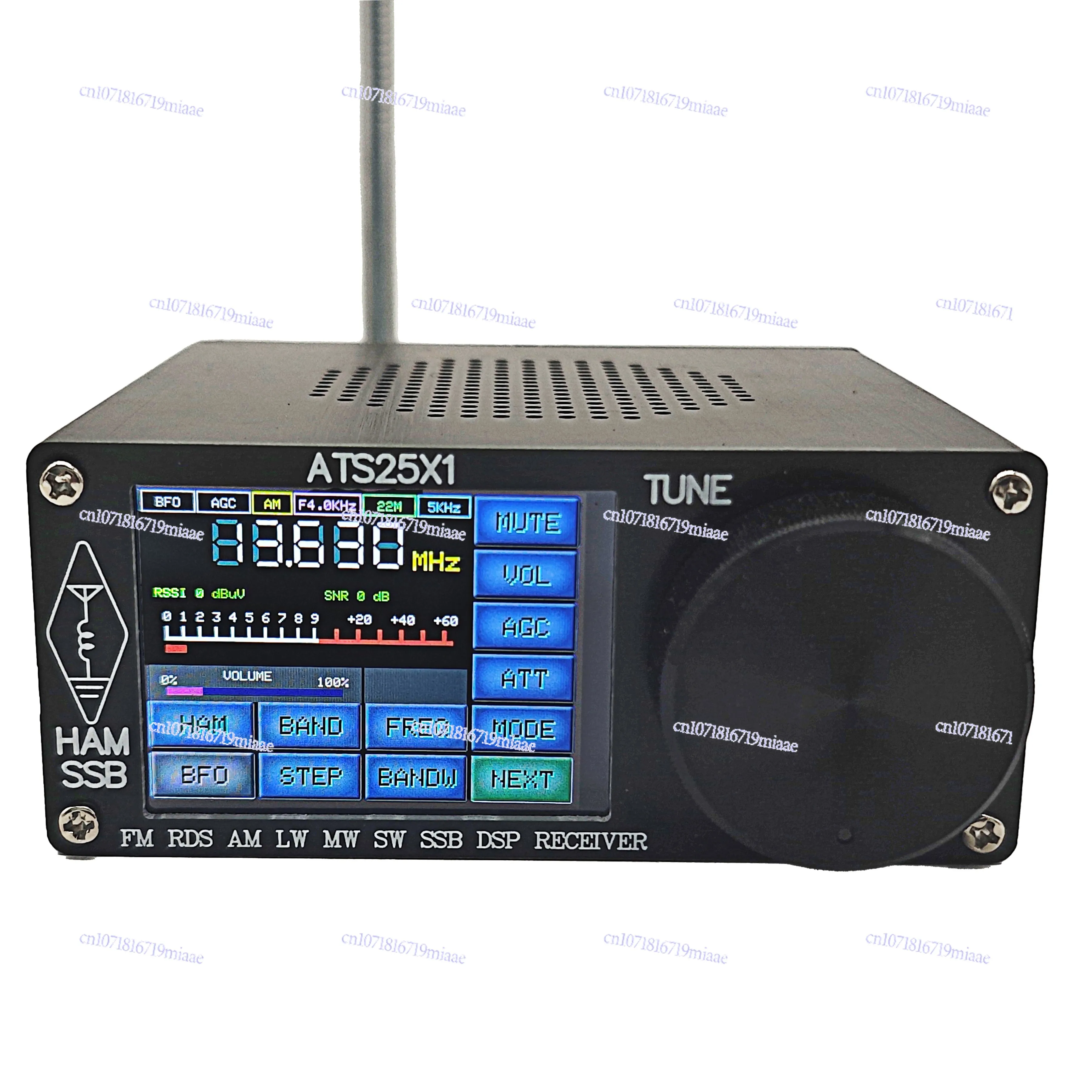 

ATS25X1 Upgraded 2.4 "Touch Screen Si4732 Full Band Radio Receiver FM LW MW and ssb