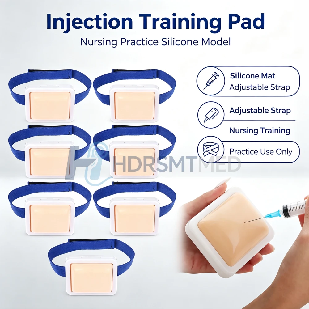 1-10PCS Removable Injection Pad-plastic Intramuscular Training Pad for Nurse Medical Students Practice Mat Nursing Model
