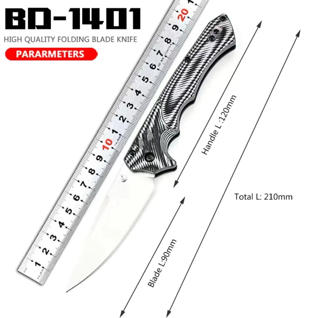 

Folding knife with handle g10, emergency rescue tool, fruit sharpening, diy, wild mountain climbing, fishing, camping