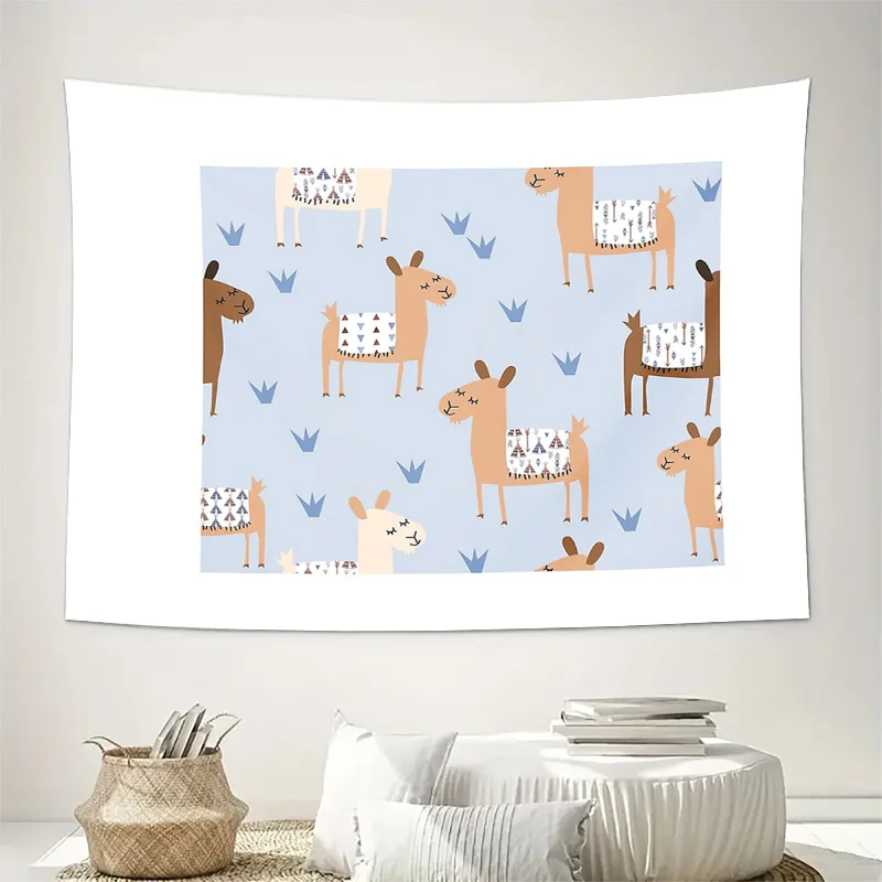 Boho Wall Tapestry Aesthetic Room Decor Nature Mountain Landscape Tapestry Hippie Wall Hanging Dorm Room Decor Vintage Wall Art - view 2