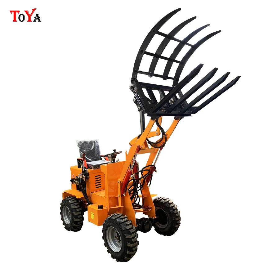 Mini Backhoe Wheel Loaders Mini Front End Loader Small Diesel/Electric Loader customized