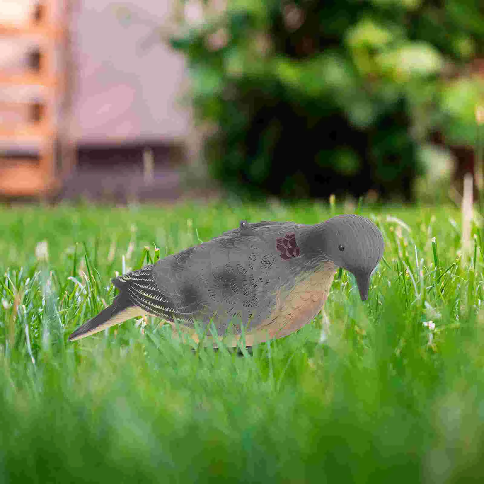 Props Simulation Animal Model Work Where Deodorant Artificial Plastic Pigeon Figurine