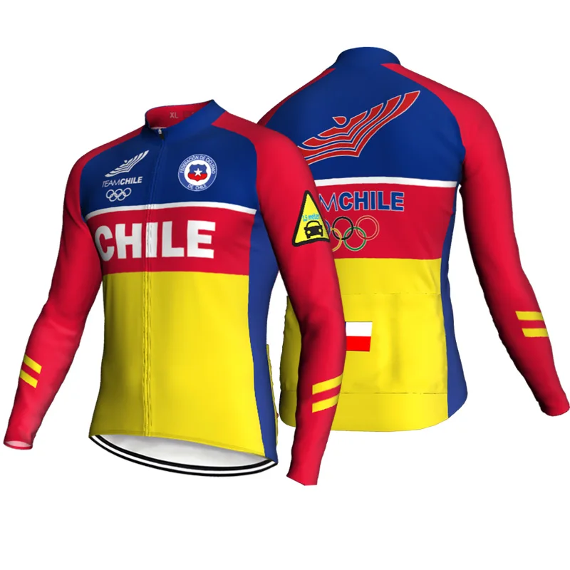 Cycling Jersey Chile Jacket Bicycle MTB Long Clothes Downhill Road Undershirt Mountain Tight Wear Bib Outdoor Sport Bike Tops