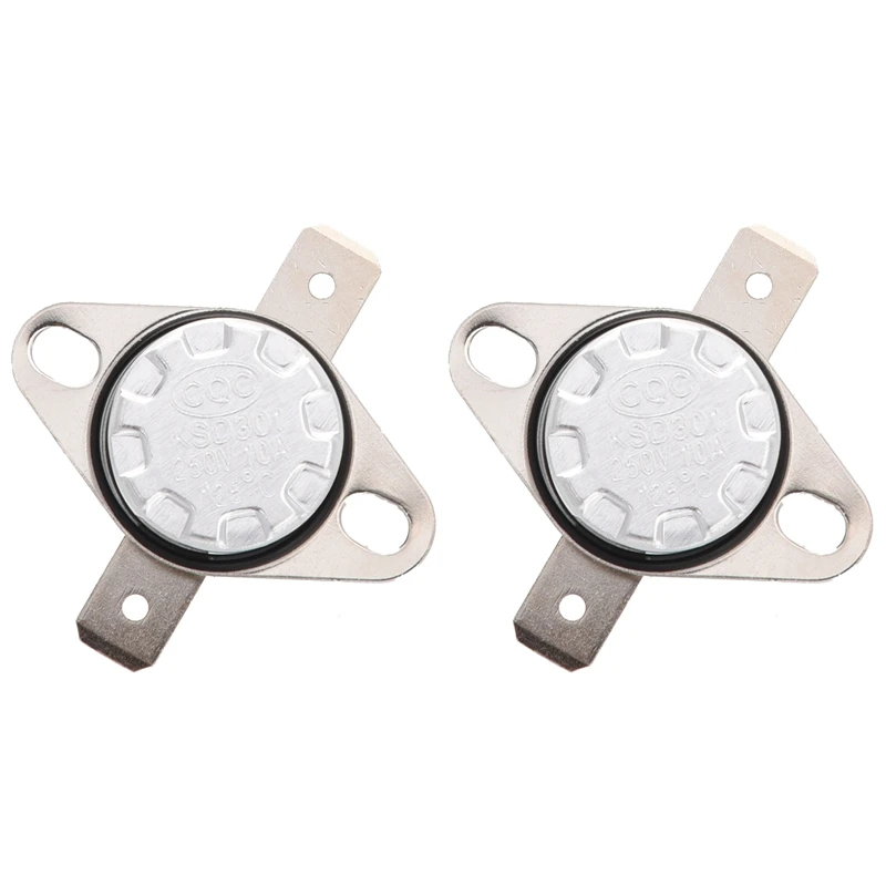 

2X KSD301 AC 250V 10A 125 Celsius NC Temperature Control Switch Thermostat