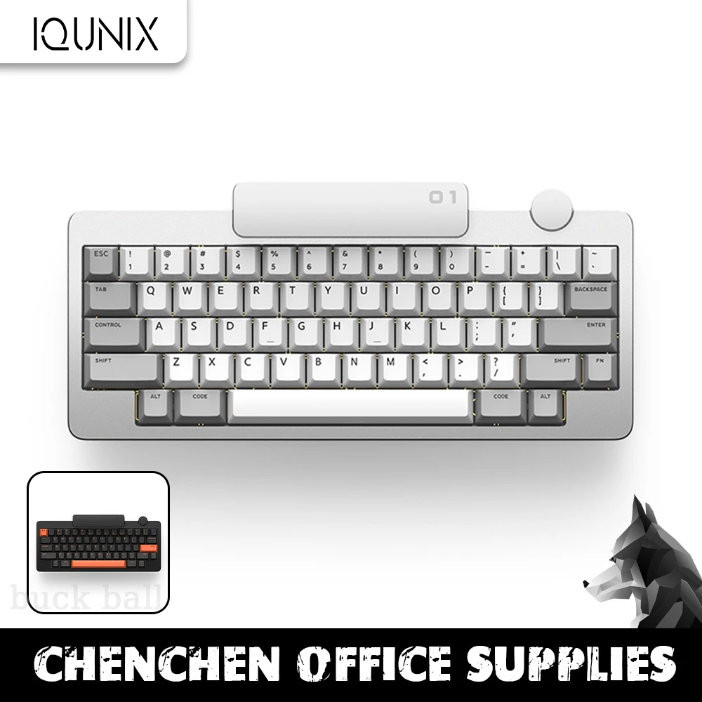 

IQUNIX Tilly60 Super HHKB WK Wireless Mechanical Keyboards Aluminum Alloy 3-Mode Minimalism Customized Gamer Keyboard For Laptop