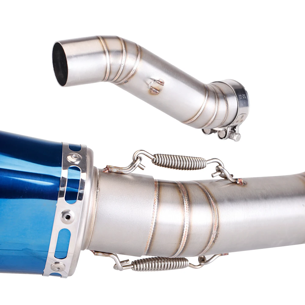For Honda CBR500R CB500X CBR400R CB400F 2016-2025 Motorcycle Exhaust Modify Middle Link Adapter Pipe 51mm Interface Slip on Tube