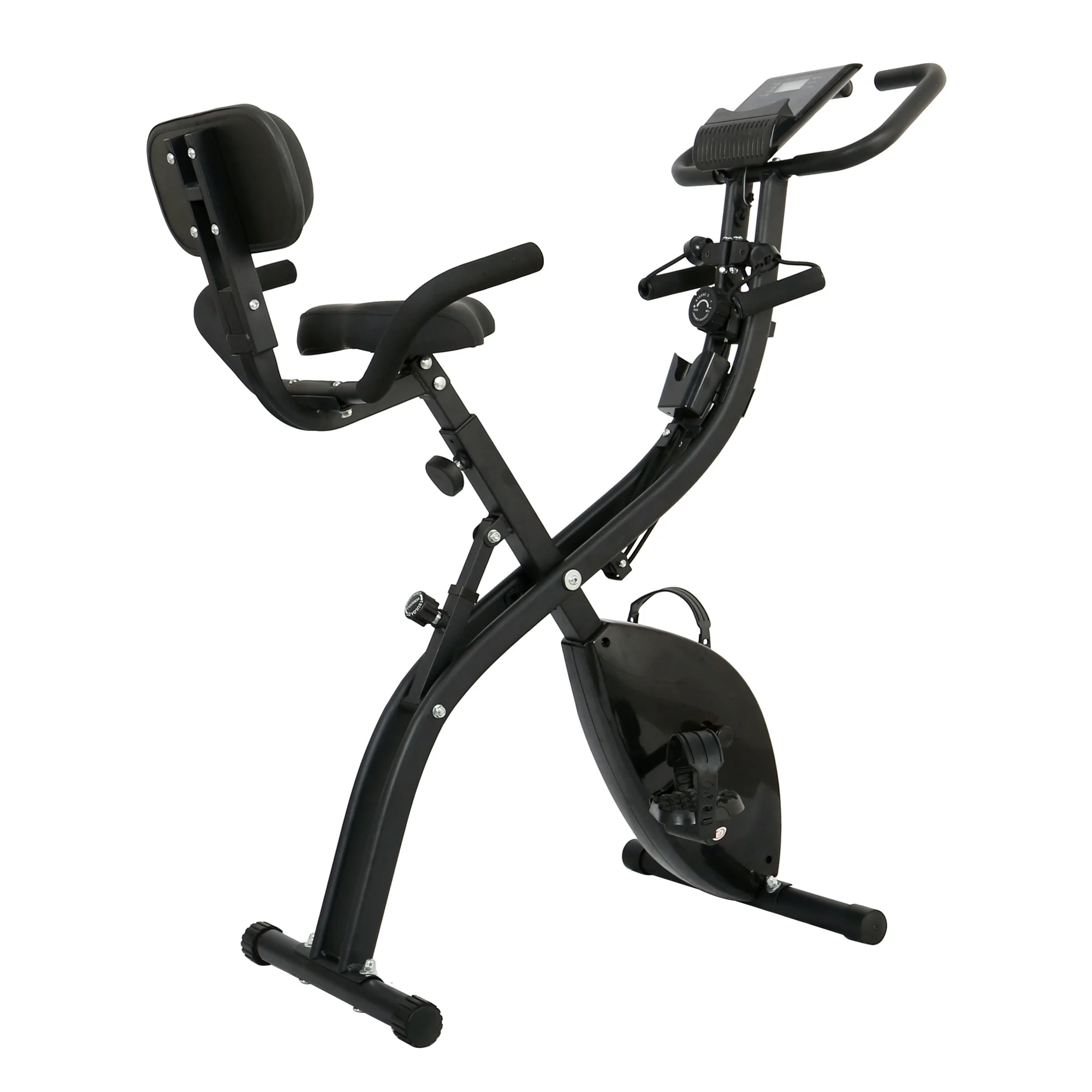 Promotional Foldable Exercise Magnetic X Bike With Backseat