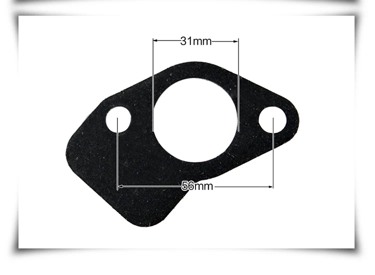 Air cooled diesel engine silencer gaskets 170F 173F 178F 186F 186FA 188F 192F exhaust pipe gasket