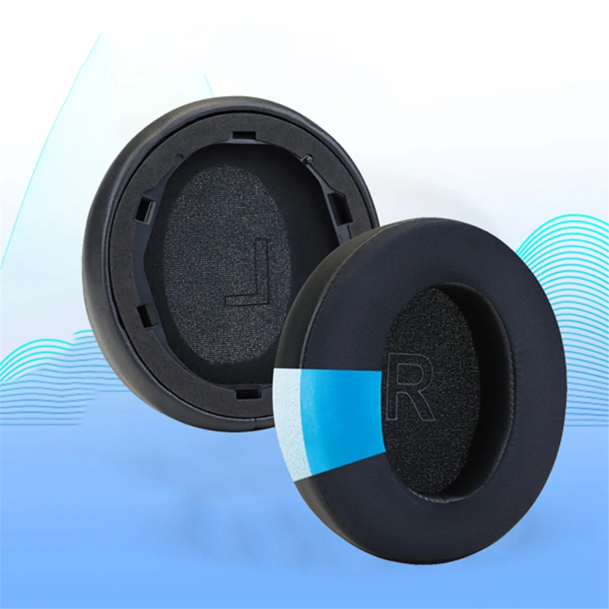 ABSQ-Replacement Earpads for Anker Soundcore Life Q30 Headphones Cooling Gel Ear Cushion Replacement