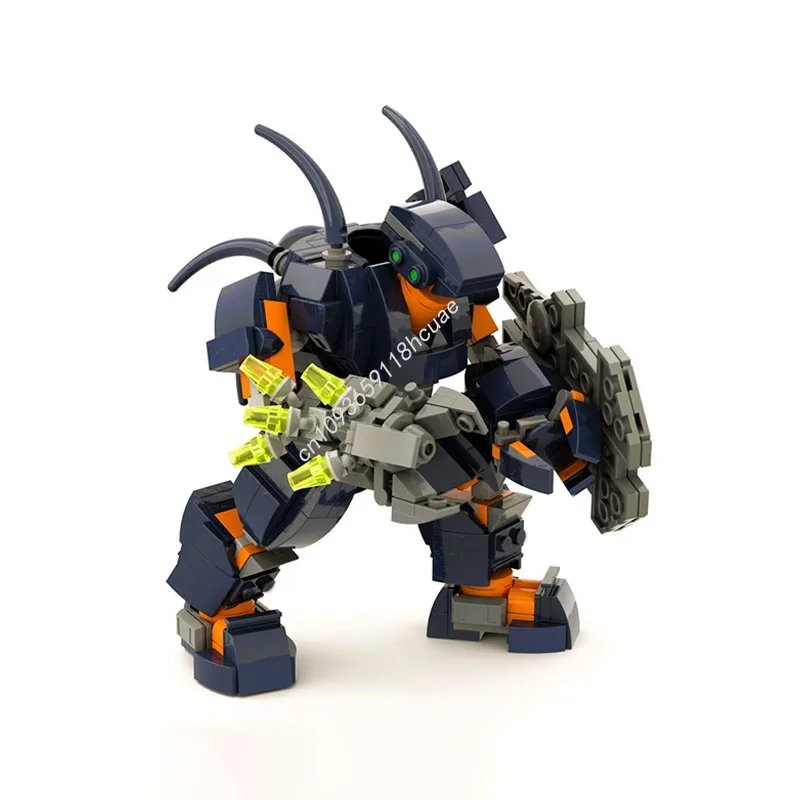 

436 шт. Halo Infinite: Модель охотничьего монстра Moc, строительные блоки, креативная сборка, кирпичи, игрушки для детей, сделай сам, подарки на день рождения, Рождество