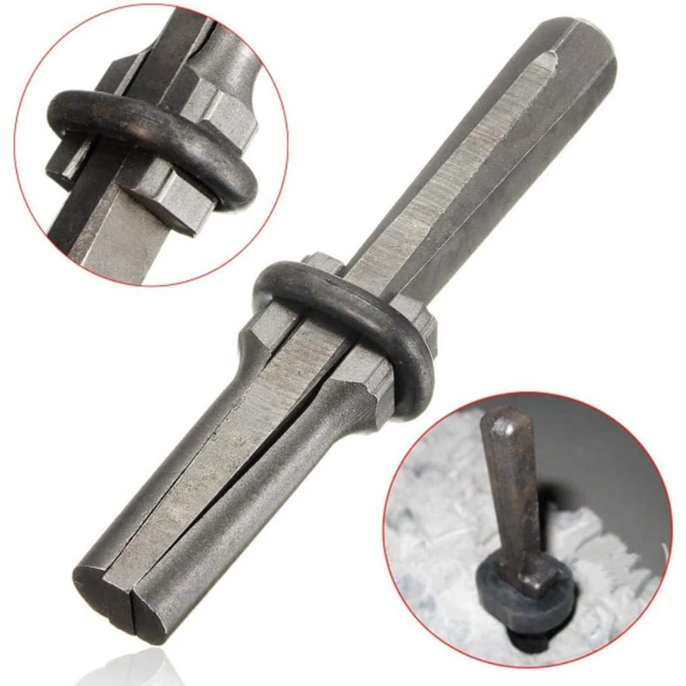A98E-6 Set Stone Splitter 9/16In Metal Plug Wedges And Feathers Shims Concrete Rock Splitters Hand Tool