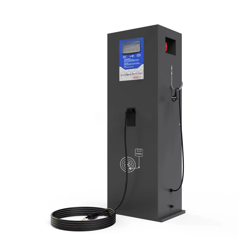

08-AB car tire inflator, built-in air compressor/car air pump custom coin vending machine