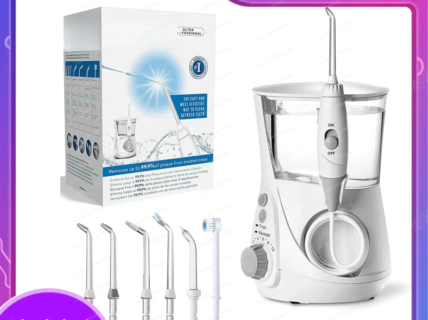 

Dental Flusher GT3/GT2/670EC Water Floss Household Dental Scaler Electric Dental WP660