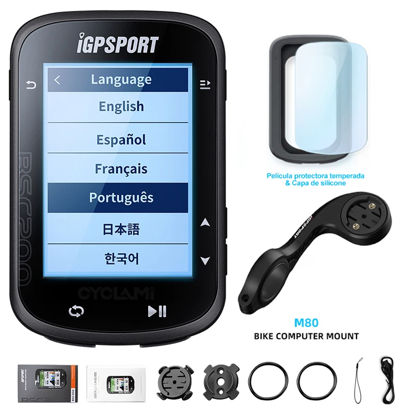 Wireless Bicycle Computer GPS IGPSPORT BSC200 BSC 200 Bike Speedometer Cycling Odometer 2.5in ANT+ APP Sync Slope Altitude image 3