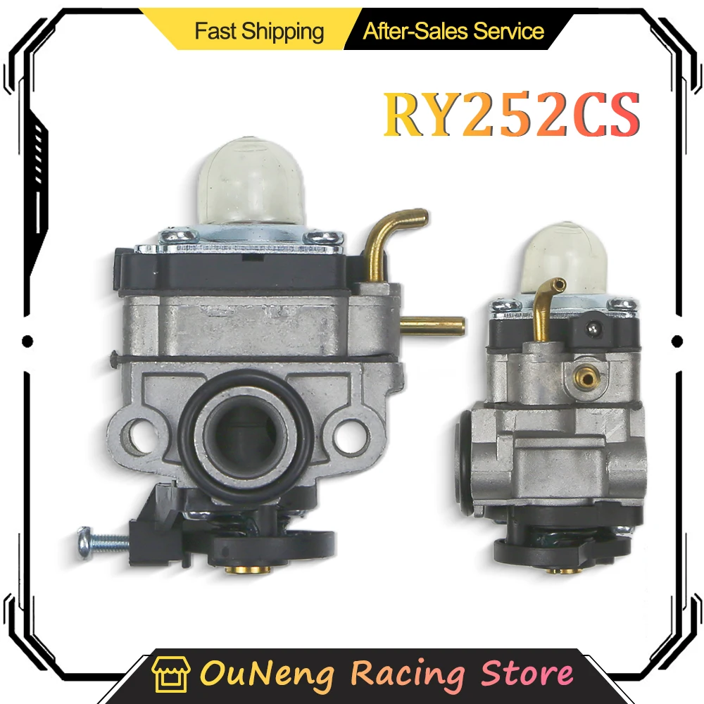 Carburetor Kit Garden Lawn Mower Carburetor for Ryobi RY252CS RY253SS RY251PH RY254BC 753‑06258A Carburetor Set