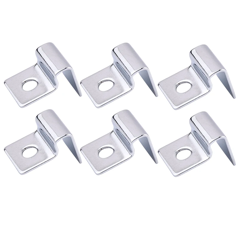 4Pcs/lot 3~19mm Aquarium Fish Tank Glass Cover Support Stainless Steel Non-Slip Holders Universal Lid Clips Aquarium Accessories