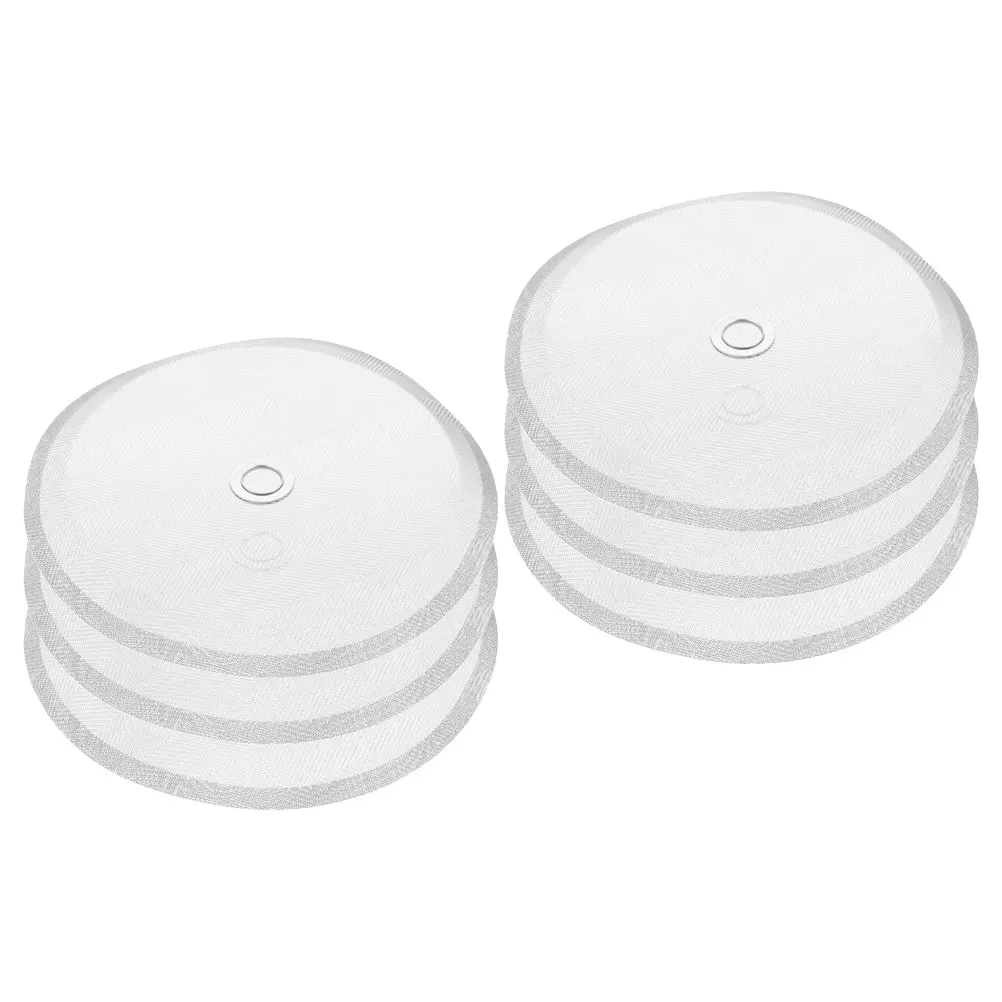 

6 Pcs Coffee Filters Stainless Steel Reusable Espresso Machine Fine Mesh Sieve Metal Screen Percolators