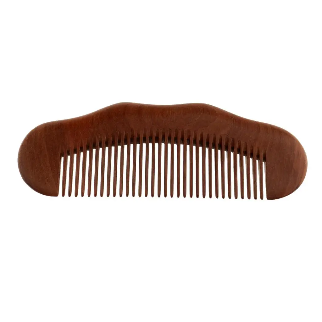 

Peach Wood Comb Massage Anti Static Fine Teeth Hair Care Brush for Professional Hairdressing and Daily Scalp Health Maintenance
