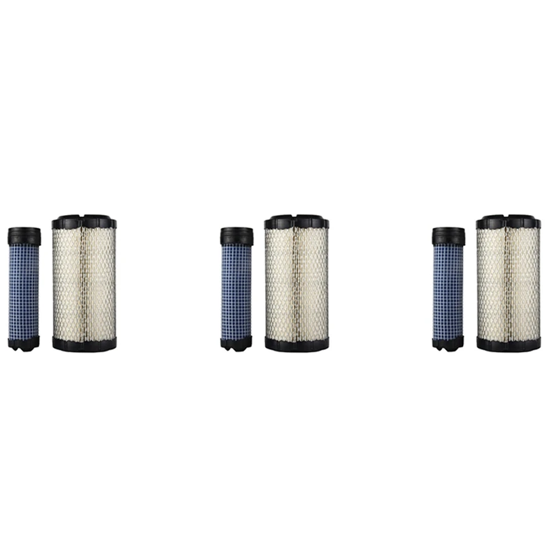 6X AF25550 Air Filter Elements For Baldwin RS3715 For John Deere M113621 P822686 6191362M1 11965512560