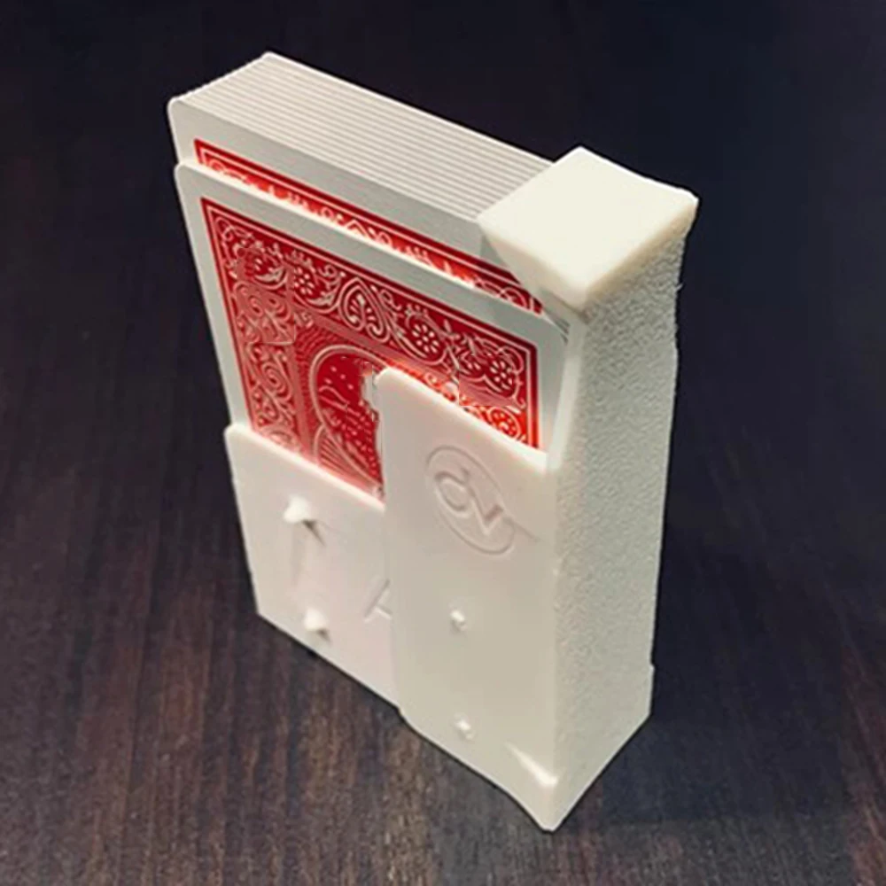Pocket King Stage Magic Tricks Full 52 Card Pocket Index Device The Named Card Appearing in Hand Illusions Gimmicks Mental Props