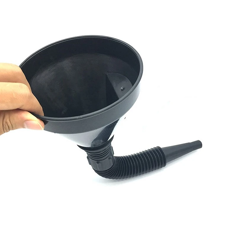 2 In 1 Refueling Funnel With Strainer Can Spout For Oil Water Fuel Petrol Diesel Gasoline Auto Car Motorcycle