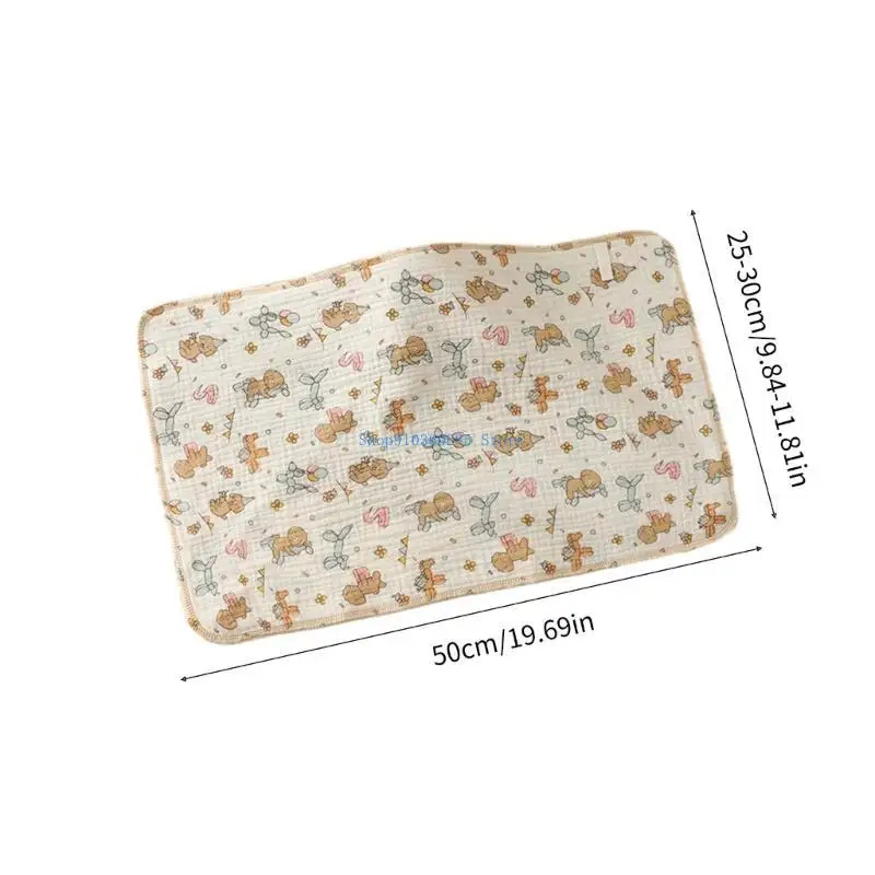 Toalla gasa algodón suave y duradera K9FF, paño para eructar, imprescindible para los padres