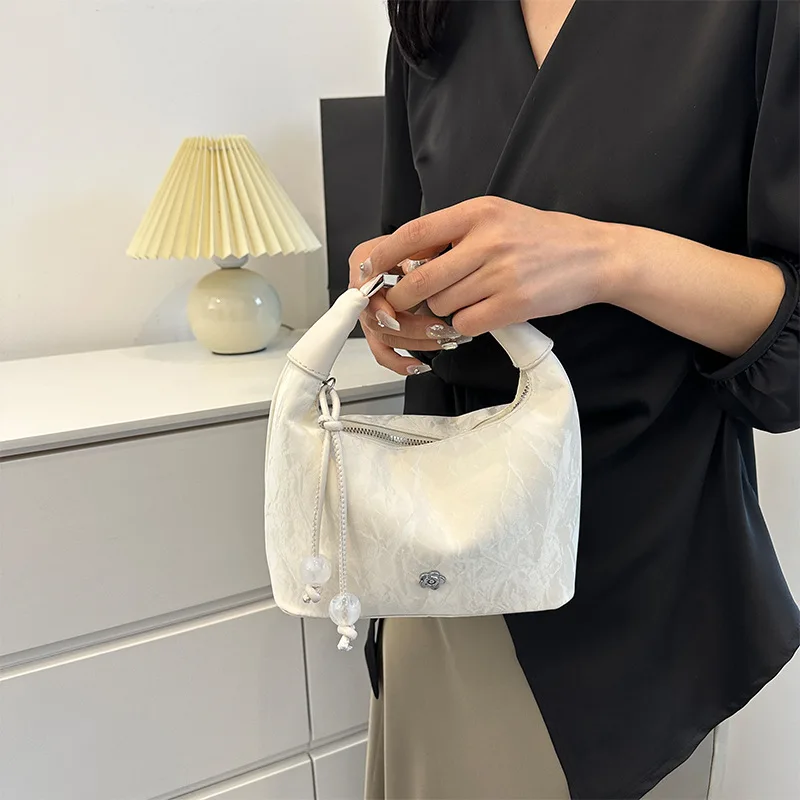 

Chic 2025 Quilted Crossbody Bag for Women, Elegant Top Handle Sling, Fashionable Bag with Inner Pockets for Travel & Dating​