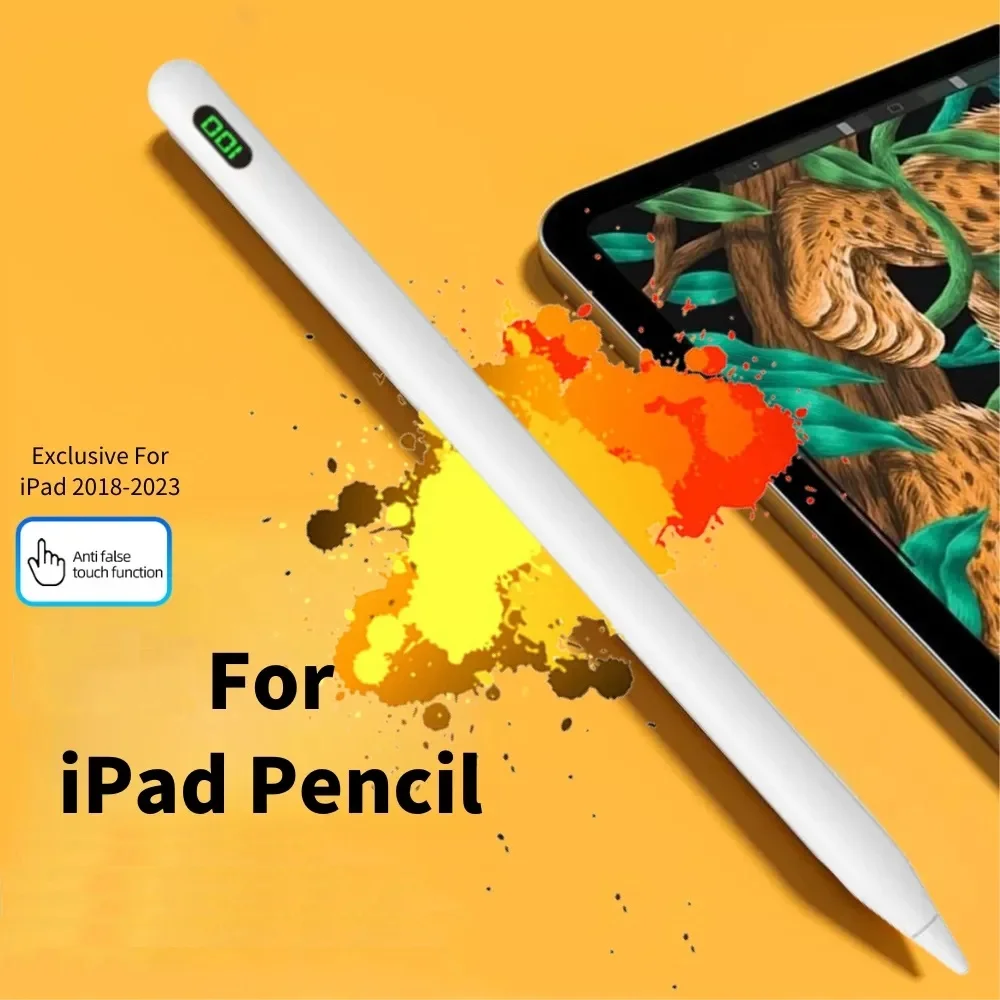 

Stylus Pen for Ipad 10th 10.9 Pro 12.9 11 2023 2022 20-18 Air 5 4 10.9 Mini 6 Support Palm Rejection and Palm Rejection Touch