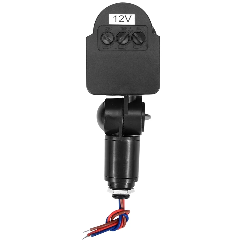 

【SUPERDEALS】Открытый 12V DC Автоматический Инфракрасный Датчик Движения PIR Для Светодиодного Освещения, Черный