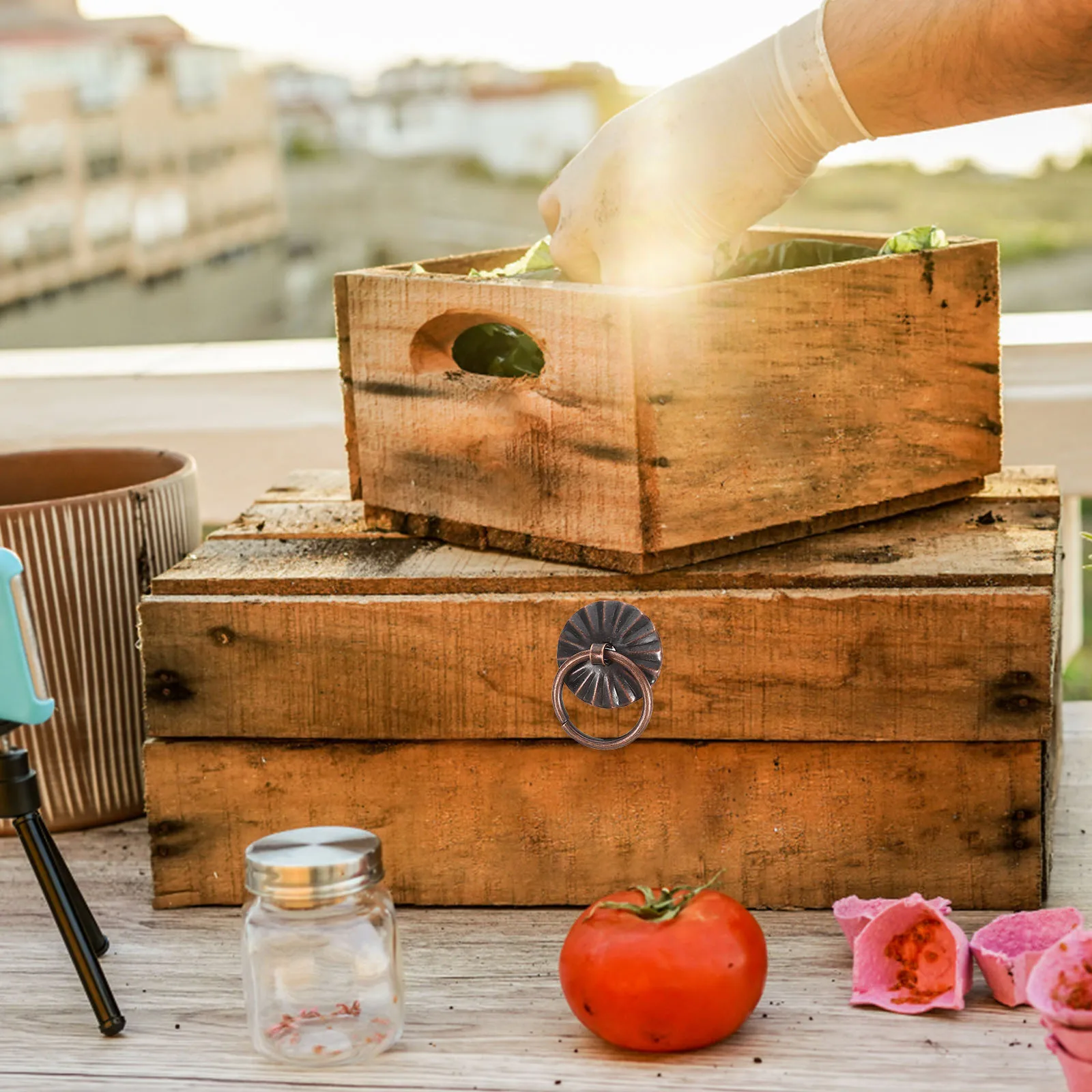 

40 шт., металлические винтажные мини-ручки для выдвижных ящиков, прочный стиль, ручки для шкафа для домашней мебели, мини-ручки для ящиков «сделай сам»