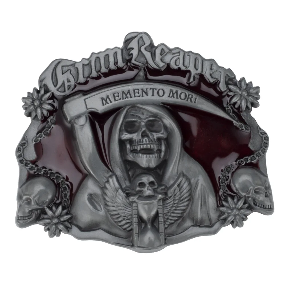 Grim Reaper Riem Gesp Ghost Skelet Punk