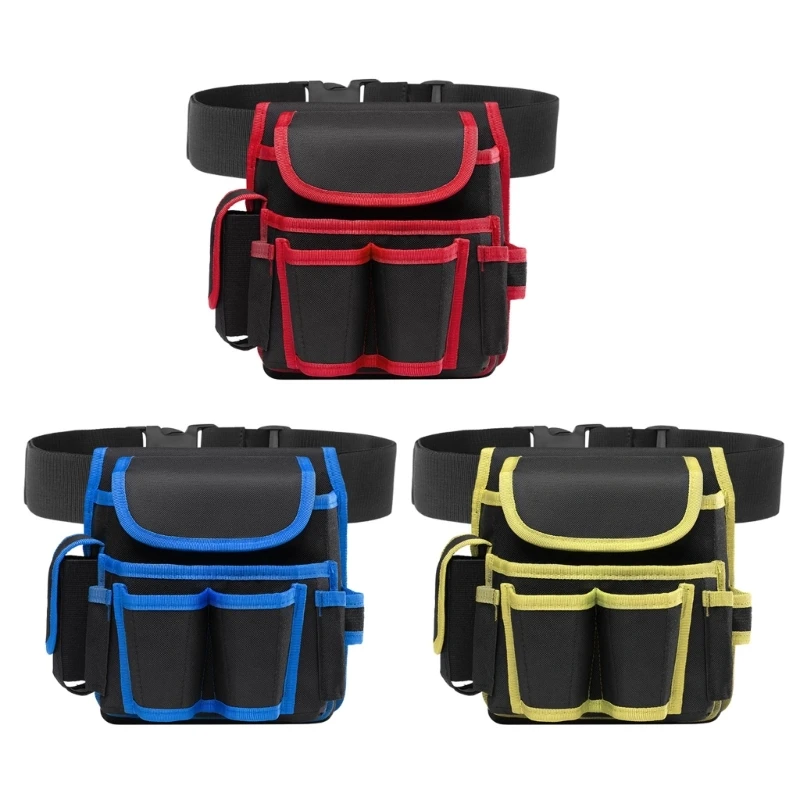 

Hardware Tool Storage Belt Bag Multifunctional Electrician Tool Bag with Adjustable Waist Belt Tool Storage