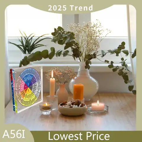 ABDD Acrylic Feelings Wheel & Needs Wheels Emotions Wheel Mental Health Tool For Home/Office/School Education Supplies