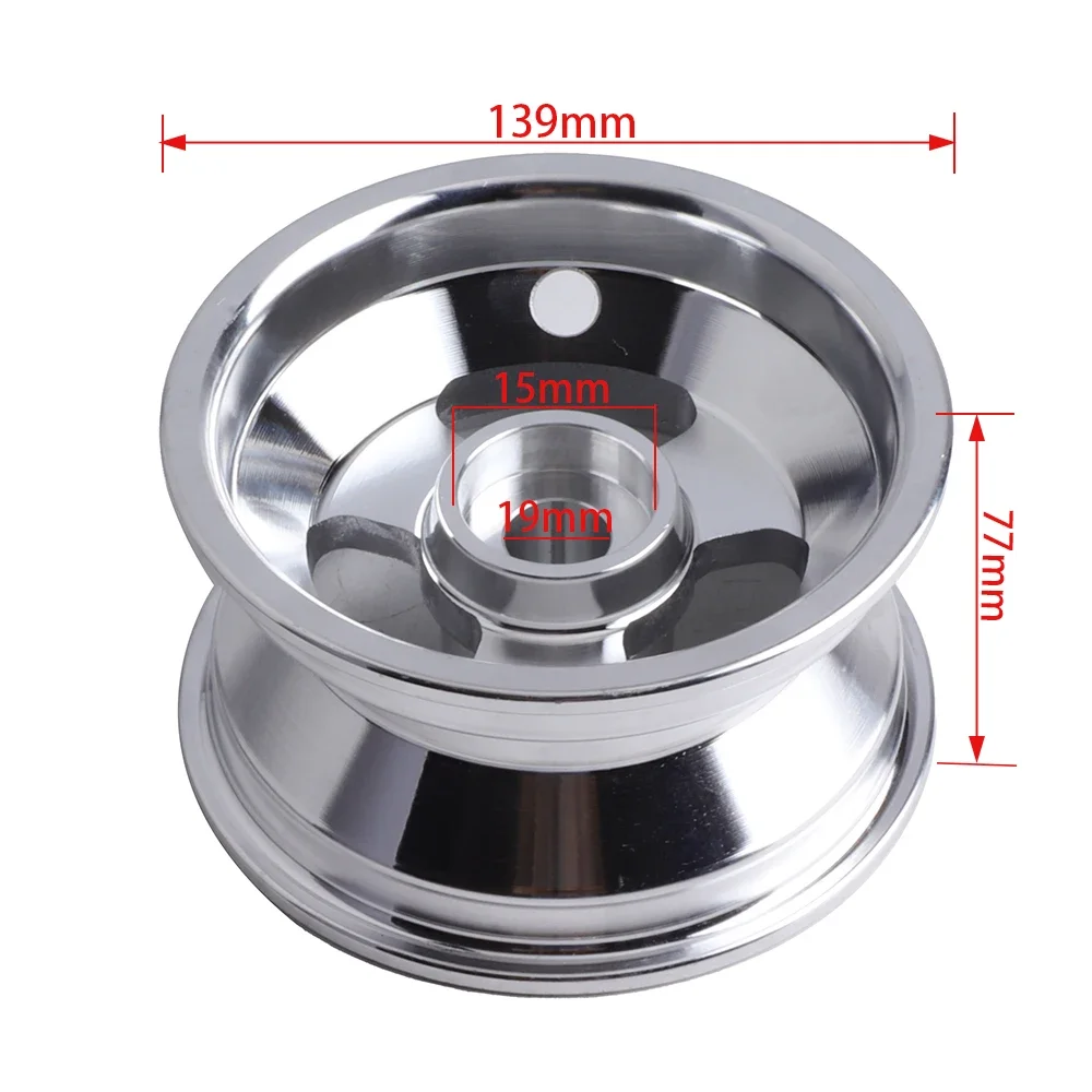 

5-inch Wheel Hub Aluminum Alloy Children's Drift Karting Rims Bearing Wheel Hub for 10x3.60-5 9x3.50-5 80/60-5 Tubeless Tires