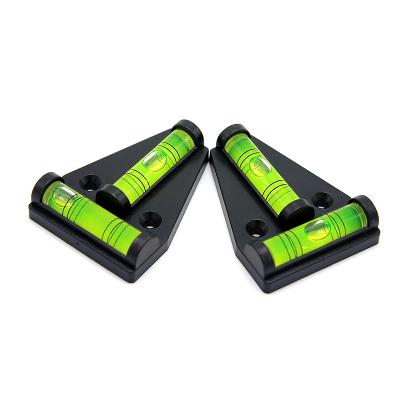 RV T Level Cross Check Bubble Spirit Levels Multipurpose 2 Way Bubble Spirit Levels for Caravan Motorhome Trailers Tripods