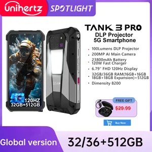 US EU MX Warhouse UniHertz Tank 3 Pro 8849 mit 5G 100 Lumen -Projektor -Telefon, 32 GB/36 GB RAM 512 GB, 23800 MAH 120 W, 200 MP, NFC 6 Hauptverkaufslager in Brasilien - №6