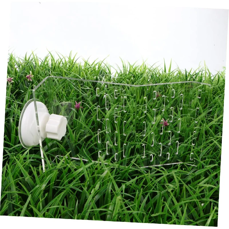 

Фоновая платформа для черепах, рептилий и водных домашних животных, акриловые присоски, прозрачная подставка, лестница.