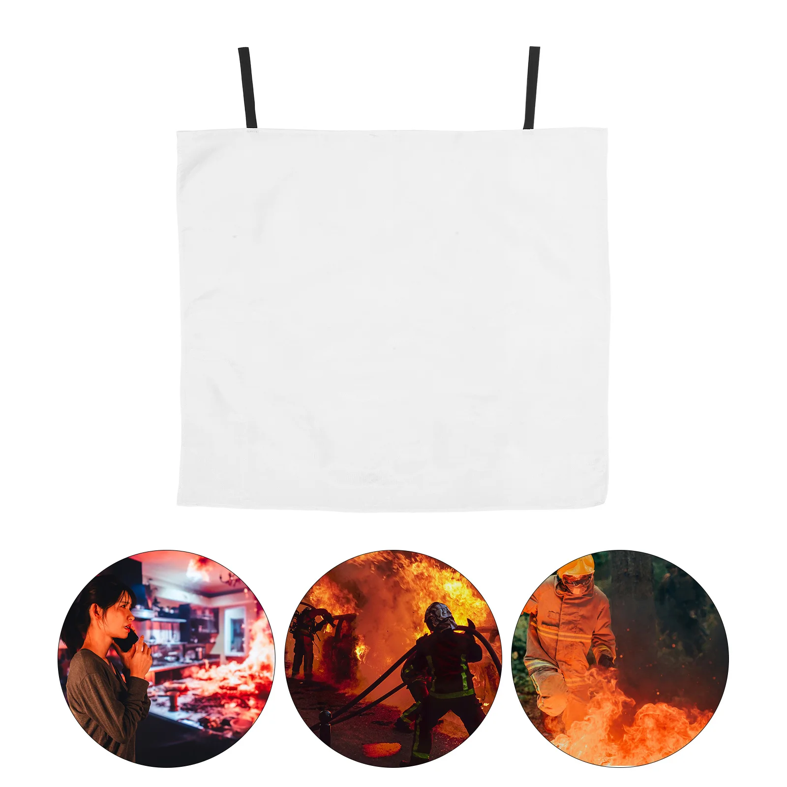 بطانية حريق للمنزل والمطبخ والتخييم في الهواء الطلق تستخدم الألياف الزجاجية حصيرة مقاومة للحريق المحمولة بطانية أمان مثبطات اللهب