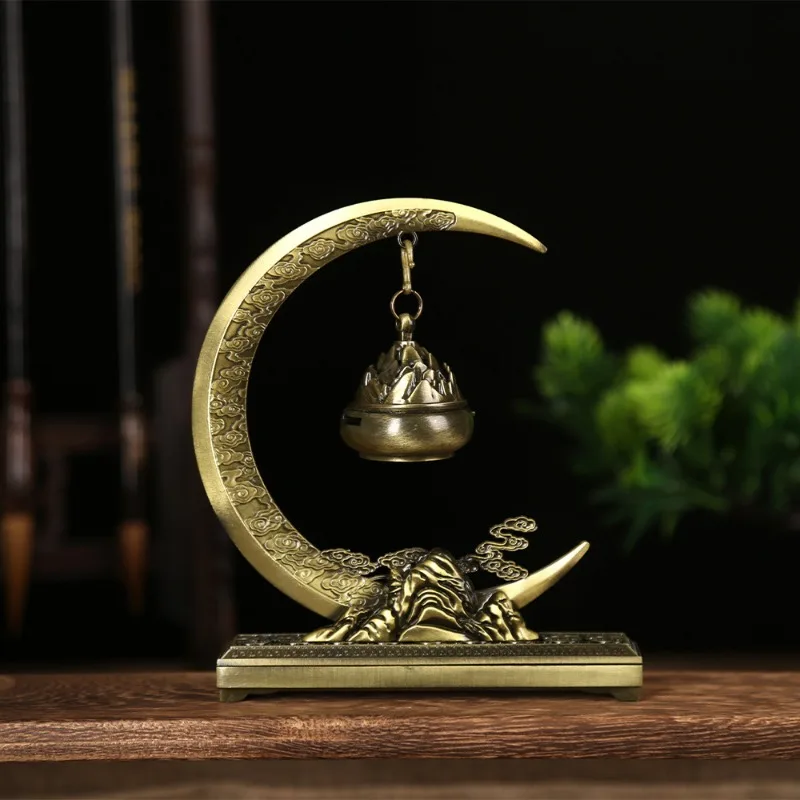 Small Xiangyun Non Stick Powder Pan Goose Pear Tent Fragrance Hainan Agarwood Sandalwood 42pc Pan Fragrance Alloy Incense Burner