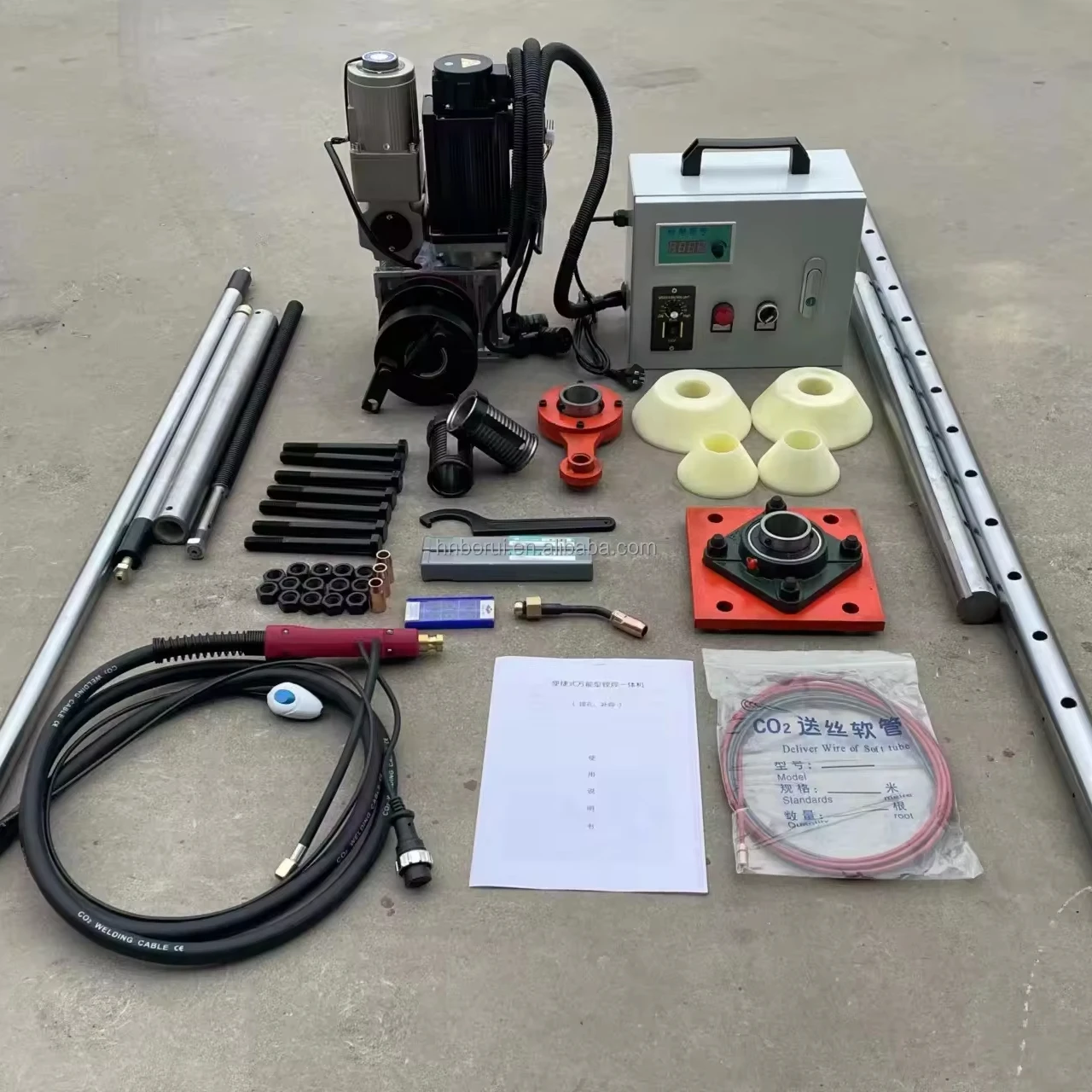 

Hot Sale Factory Supply Multi-function 2 in 1 Machine Repair Portable Line Boring and Welding Machine Price CNC Hot Product 2019