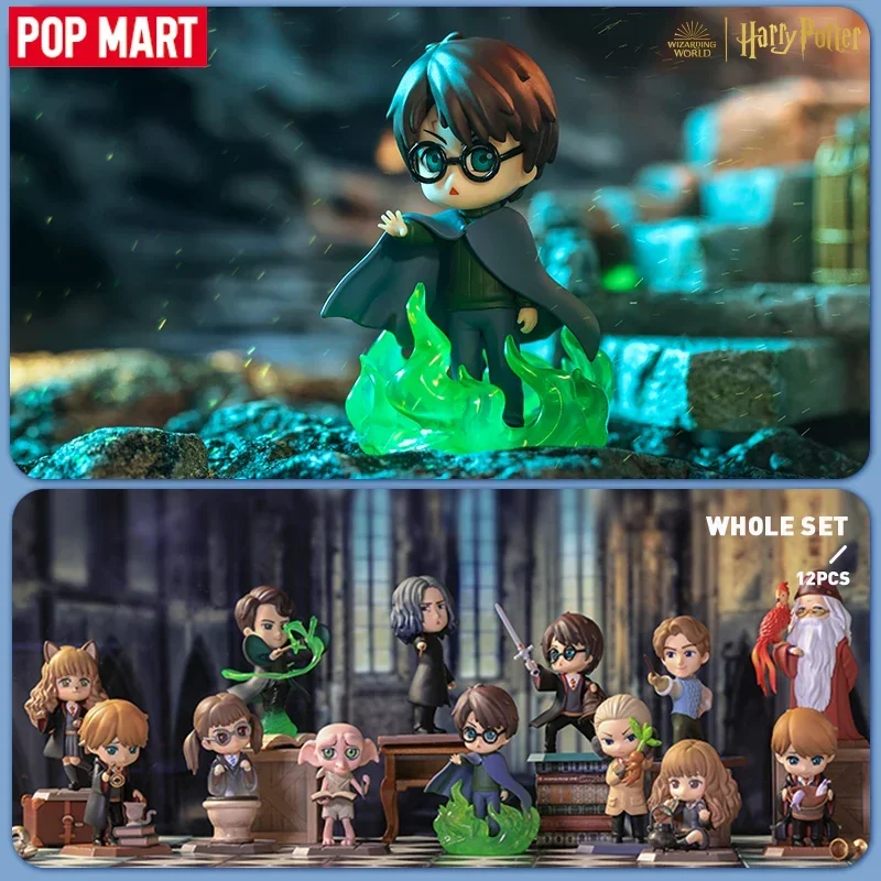

POP MART Harry Potter and The Chamber of Secrets Series Подлинная слепая коробка Mystery Box Guess Bag Игрушки Кукла Аниме Фигурка Настольный