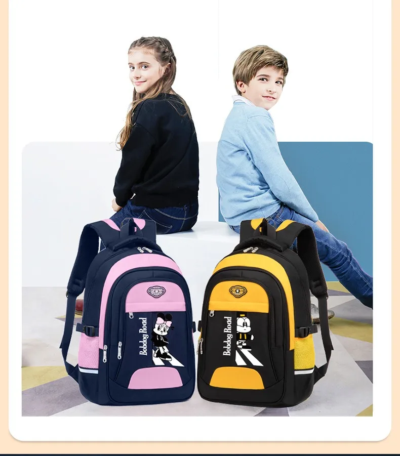 The schoolbag for students is light and comfortable, and the 123rd, 4th, 5th, 6th grade boys, girls, and primary school students