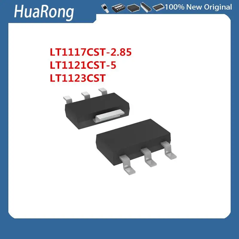 New 10Pcs/Lot  LT1117CST-2.85 11172 LT1121CST-5 11215 LT1123CST   SOT-223