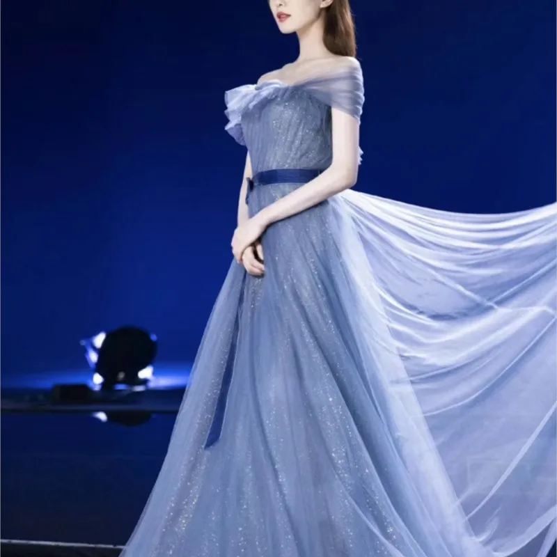 Banquet New Birthday Adult Ceremony Art Exam Host Gao Ding Temperament Entry Dress