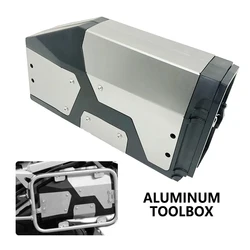 For BMW R1200GS R1250GS F750GS R 1200 GS LC 2004-2024 Decorative Aluminum Box Toolbox 4.2 Liters Tool Box Left Side Bracket