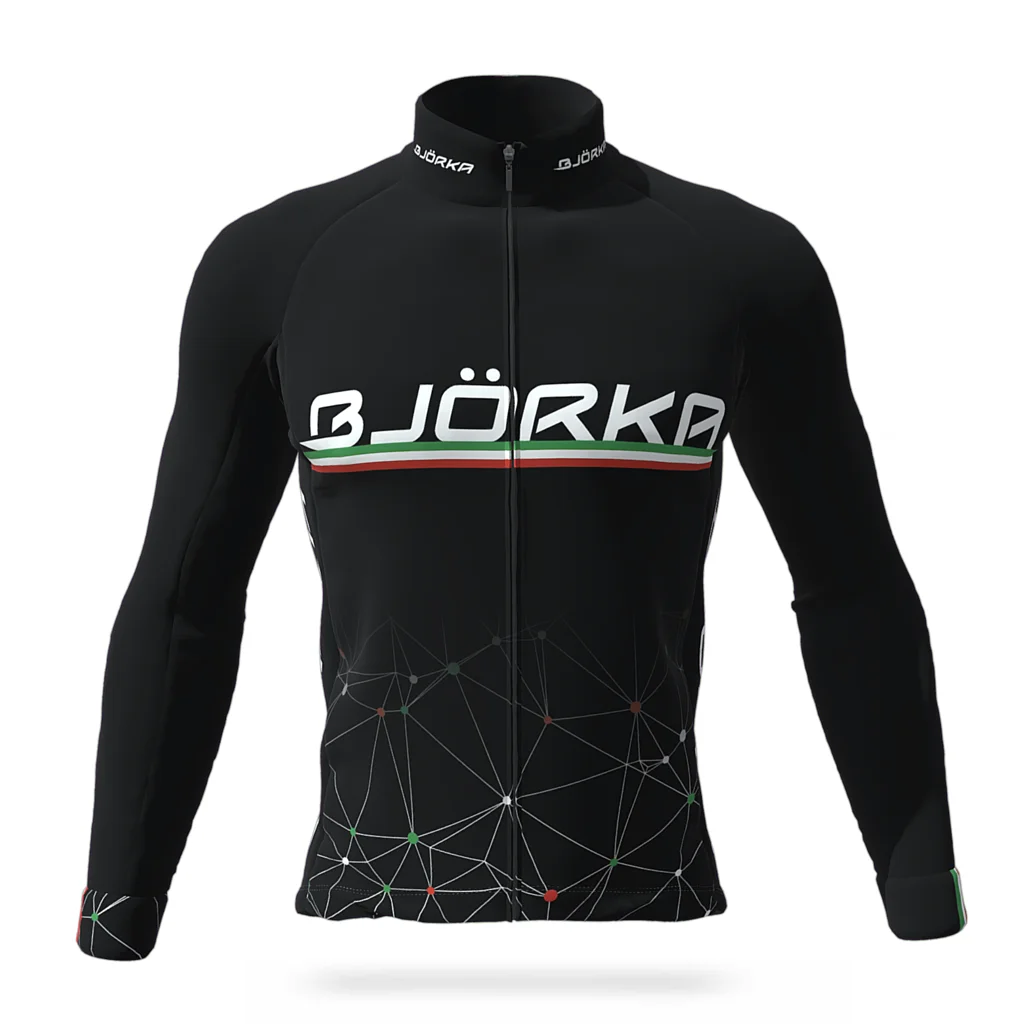 Frühling/Sommer Herren Langarm dünne Fahrradjacken Fahrrad atmungsaktives Trikot UV-Schutz 3 hintere Taschen Fahrradhemden – Detail 6