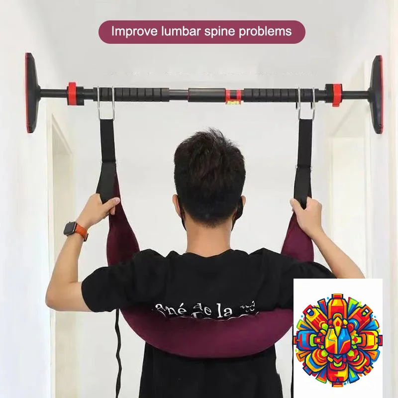 Home Lumbar Traction Belt Adjustable for Horizontal Bar Stretch Back Suspension Lower Back Pain Relief Therapy Equipment