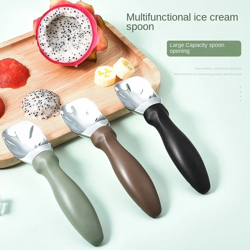 Ice Cream Spoon Digger Thickened Ice Cream Fruit Ball Player Watermelon Measuring Multi-Purpose Ice Cream Spoon